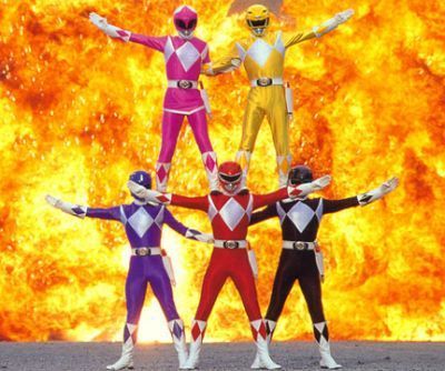 Foto týmu Power Rangers Foto týmu Power Rangers